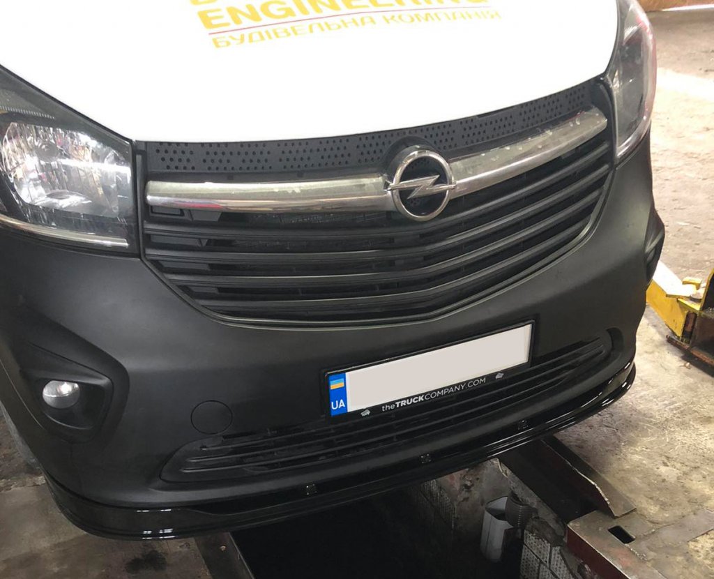 Front lip spoiler (ABS) for Fiat Talento 2016- - image 9