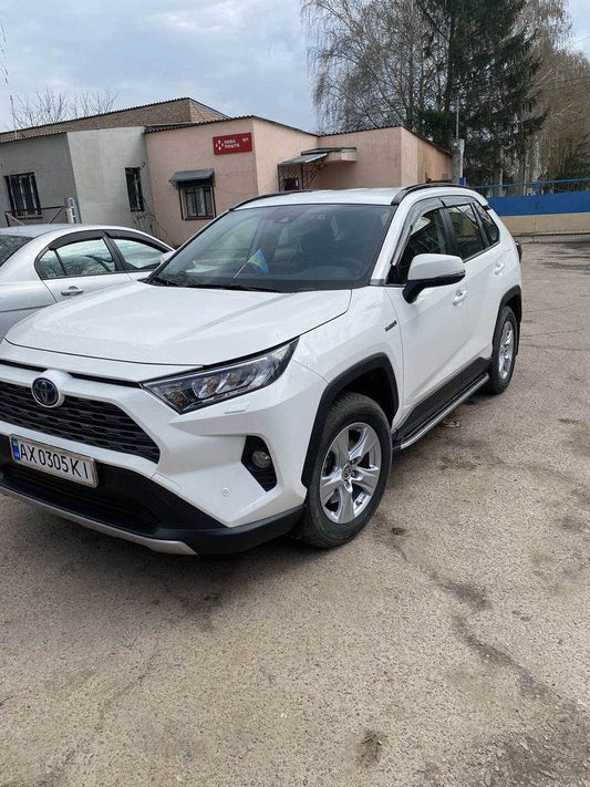 Side sills OEM V1A (2 pieces, aluminum) for Toyota Rav 4 2019- - Reelken Auto