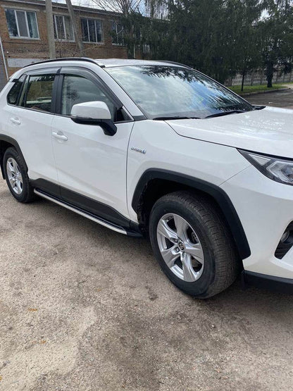 Side sills OEM V1A (2 pieces, aluminum) for Toyota Rav 4 2019- - Reelken Auto