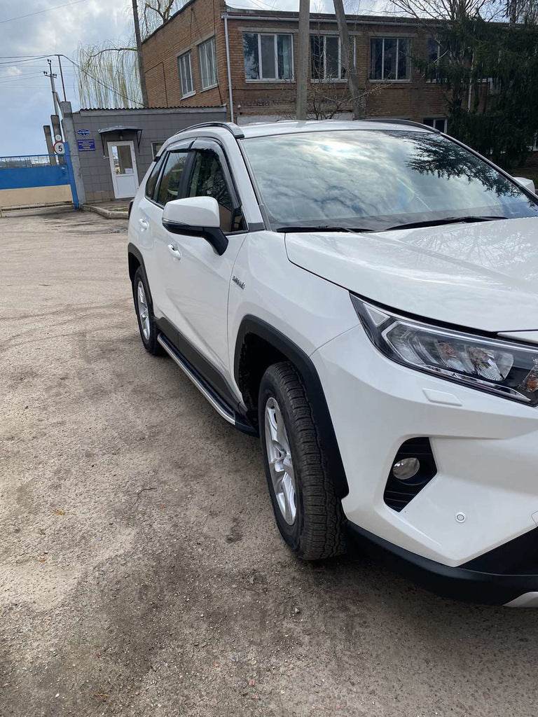Side sills OEM V1A (2 pieces, aluminum) for Toyota Rav 4 2019- - Reelken Auto