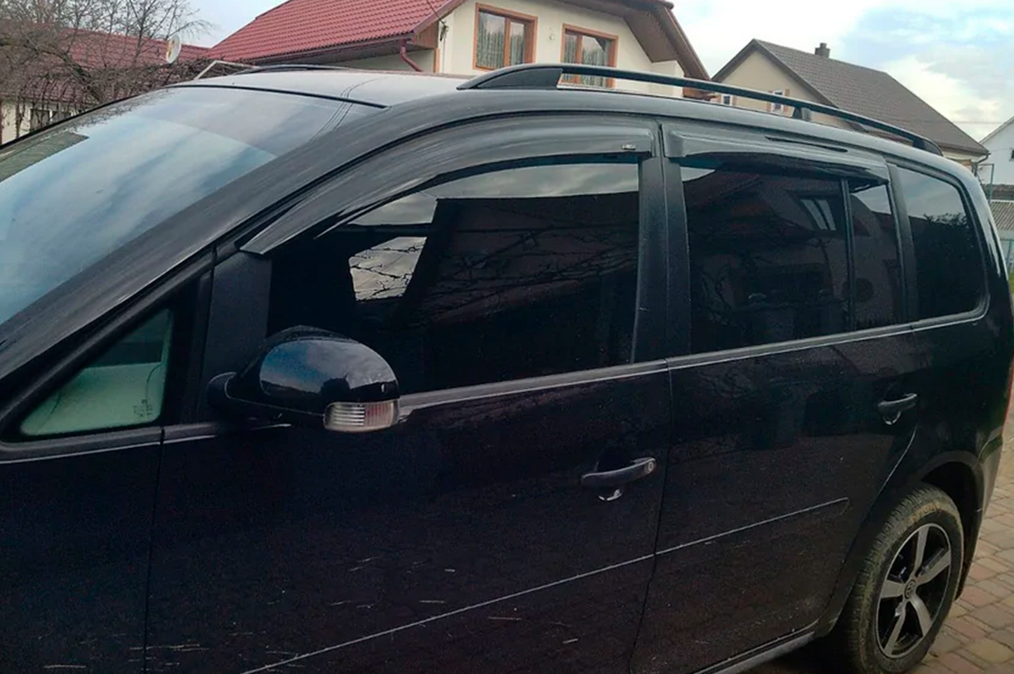 Window Deflectors (4 pcs, HIC) for Volkswagen Touran 2003-2010 - image 8