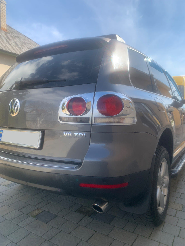 Chrome Tail Light Covers 2008-2011 (2 pcs, plastic) for Volkswagen Touareg 2002-2010 - image 5