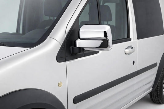 Mirror Covers Version No.2 (2 pcs, plastic) for Ford Connect 2010-2013 - image 1