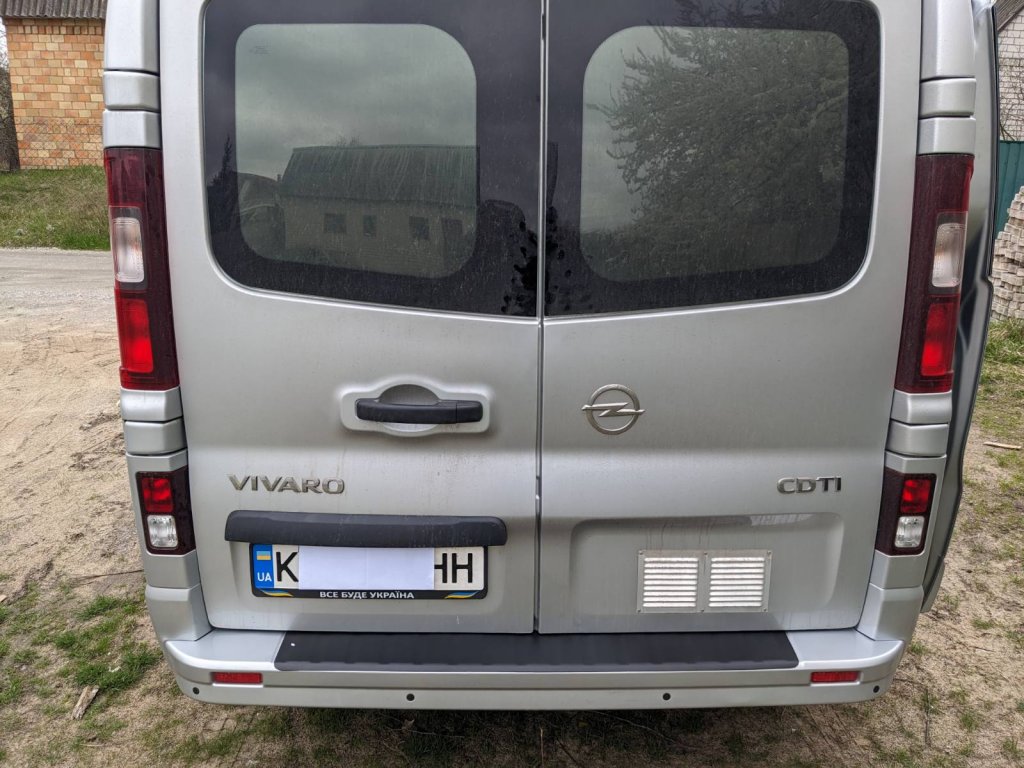 Rear bumper protector DDU (ABS) for Opel Vivaro 2015-2019 - image 7