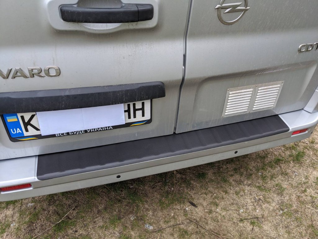 Rear bumper protector DDU (ABS) for Renault Trafic 2015- - image 8