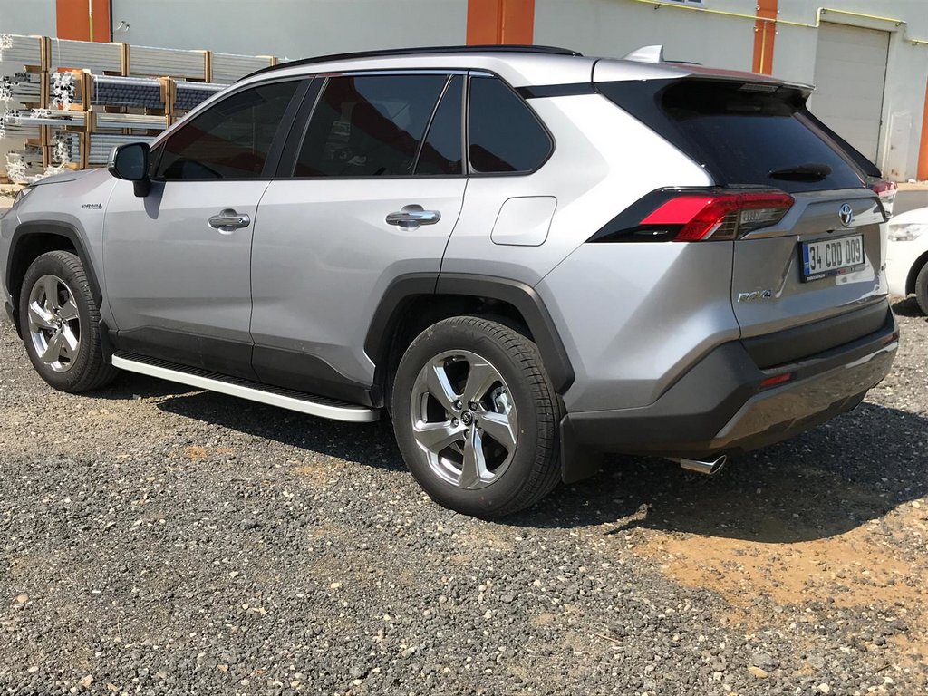 Side Steps Tayga Grey (2 pcs, Aluminum) for Toyota Rav 4 2019- - image 4