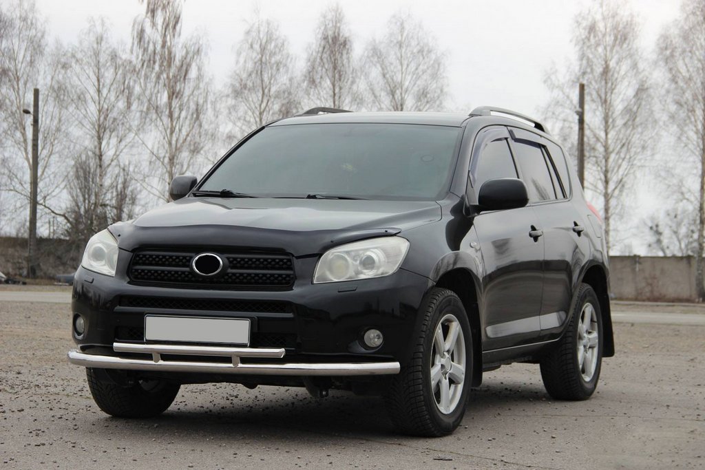 Front bumper guard ST014-1 (stainless steel) for Toyota Rav 4 2006-2013 - image 3