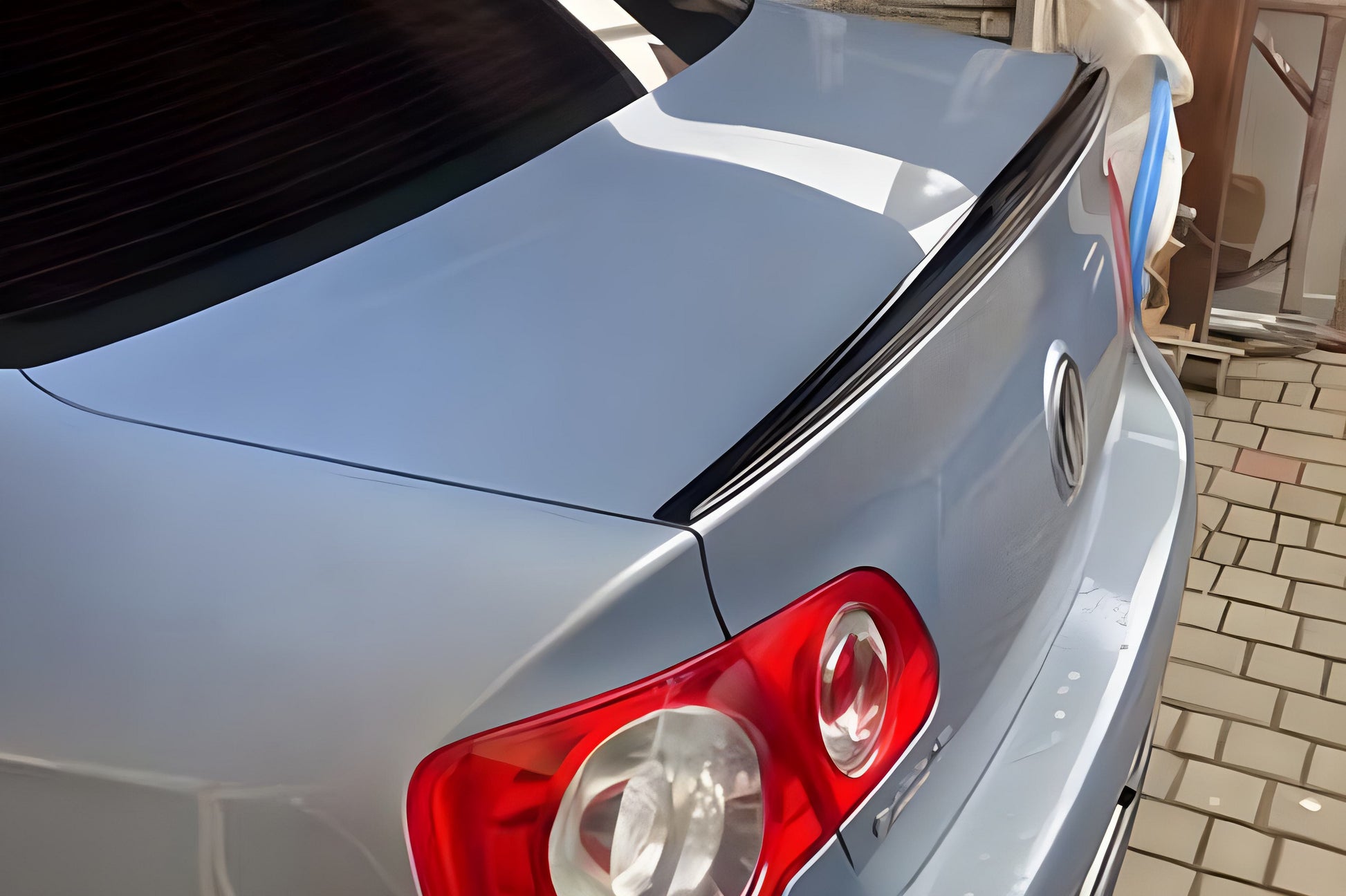 Spoiler LIP (Sunplex, black) (115.8cm x 6.3cm) for Volkswagen Jetta 2006-2011 - image 1