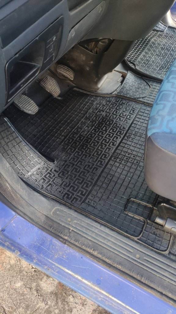 Rubber mats (3 piece, Polytep) for Fiat Scudo 1996-2007 - Reelken Auto