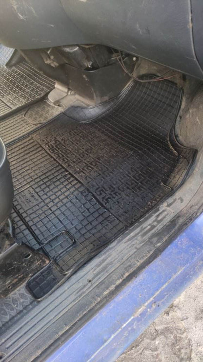 Rubber mats (3 piece, Polytep) for Fiat Scudo 1996-2007 - Reelken Auto