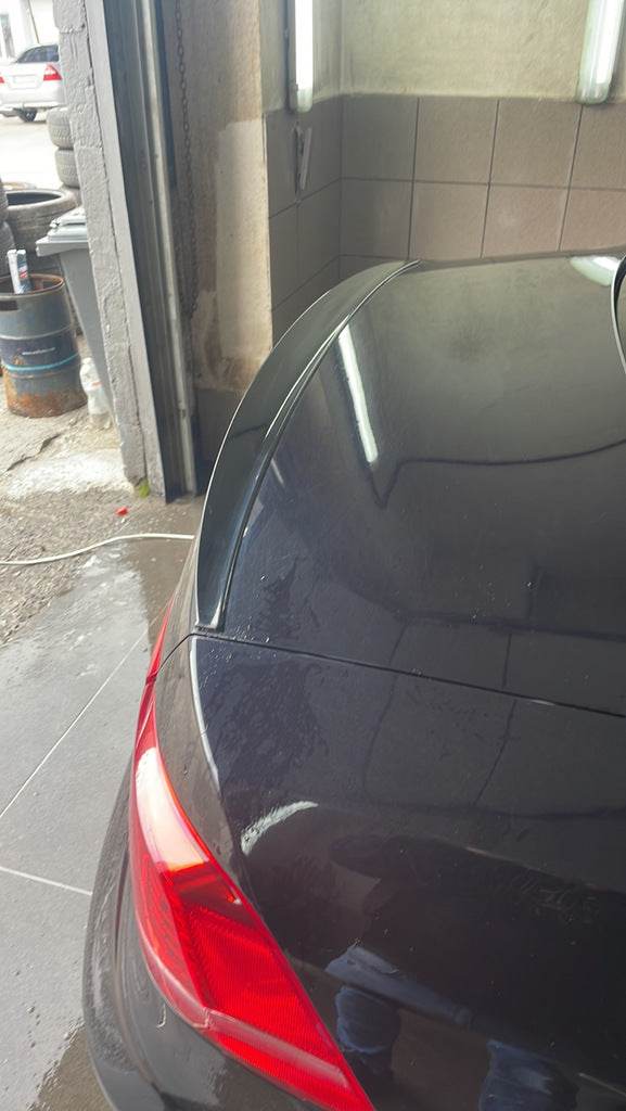LIP spoiler (Sunplex, black, for EU) (115.8cm * 6.3cm) for Volkswagen Passat B7 2012-2015 - Reelken Auto