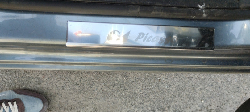 Carmos Door Sill Protectors (4pcs, Stainless Steel) for Citroen C-4 Picasso 2006-2013 - image 5