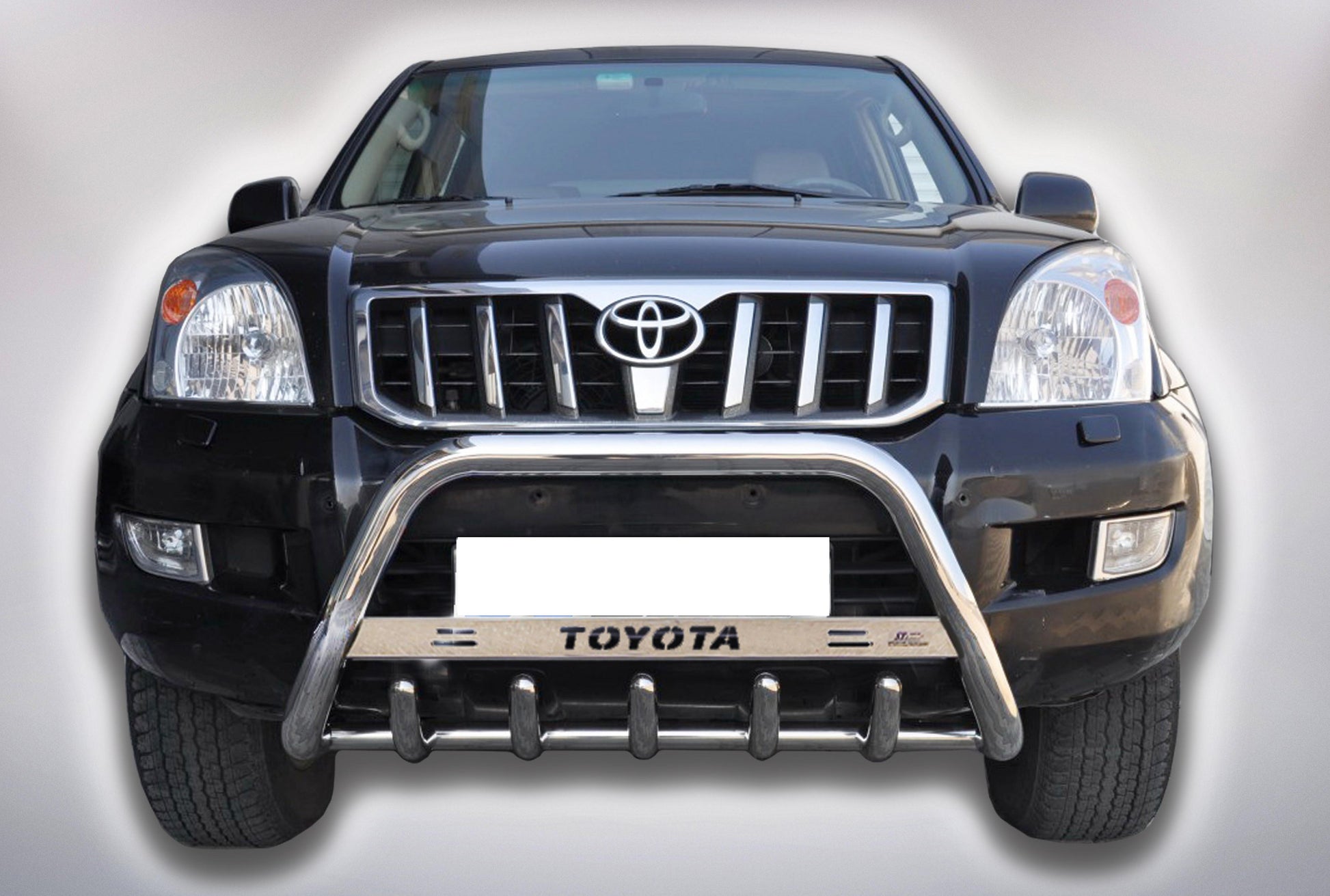 Bull Bar WT004 Stainless Steel for Toyota Land Cruiser Prado 120 2002-2009 - image 1