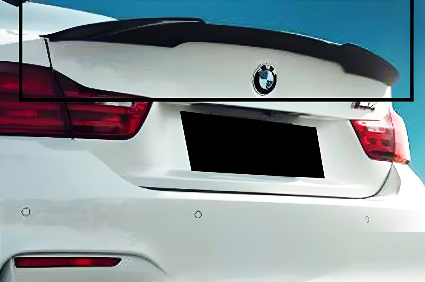 Spoiler M4-Style V1 (for F32, Gloss Black) for BMW 4 Series F32/F33/F36 2012-2020 - image 1