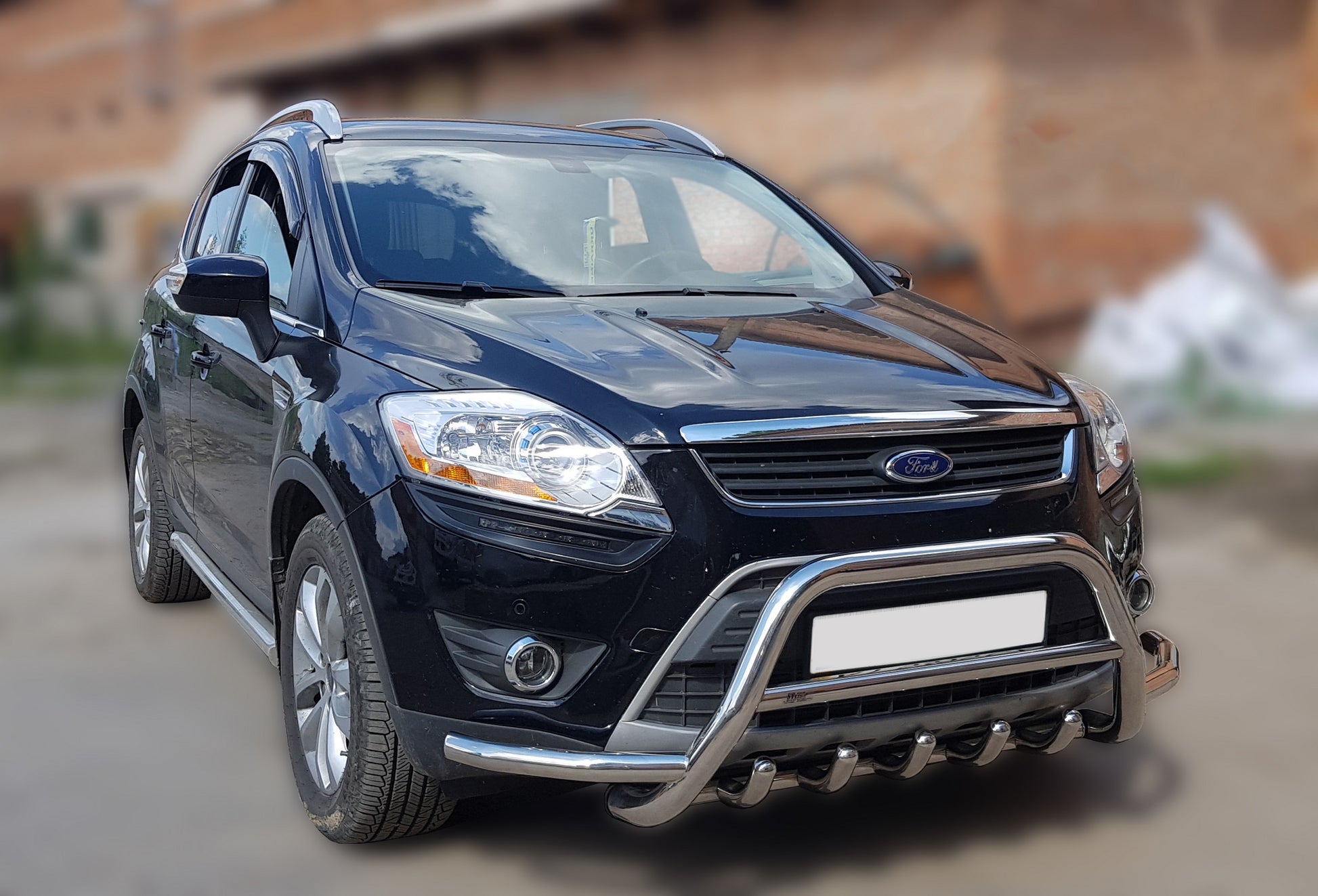 Bull Bar WT003-Exclusive (stainless steel) for Ford Kuga 2008-2013 - image 2