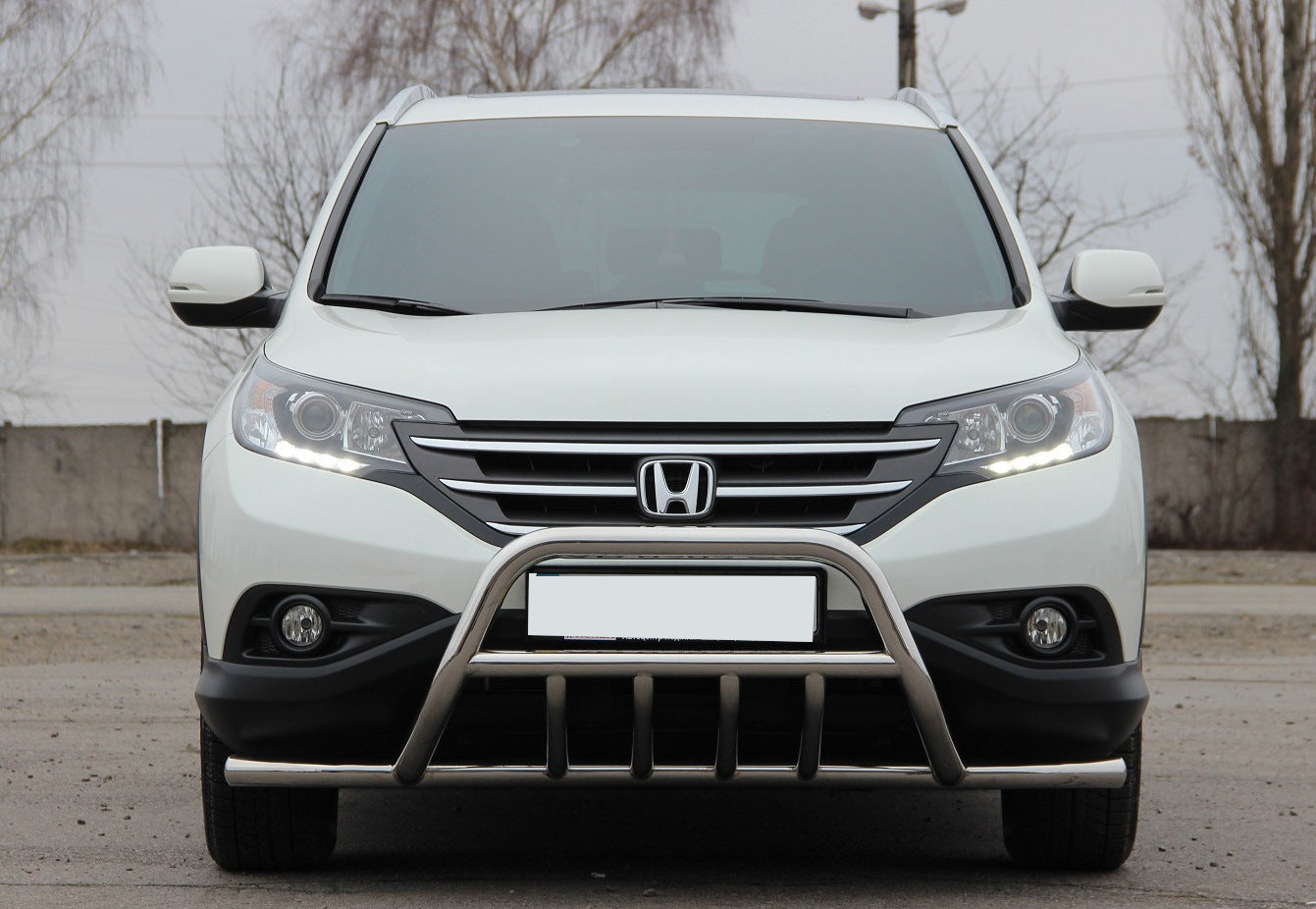 Front Guard WT003-ST-V1 (Stainless Steel) for Honda CRV 2012-2016 - image 1