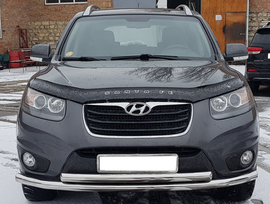 Front Bull Bar ST014 (Stainless Steel) for Hyundai Santa Fe 2 2006-2012 - image 1