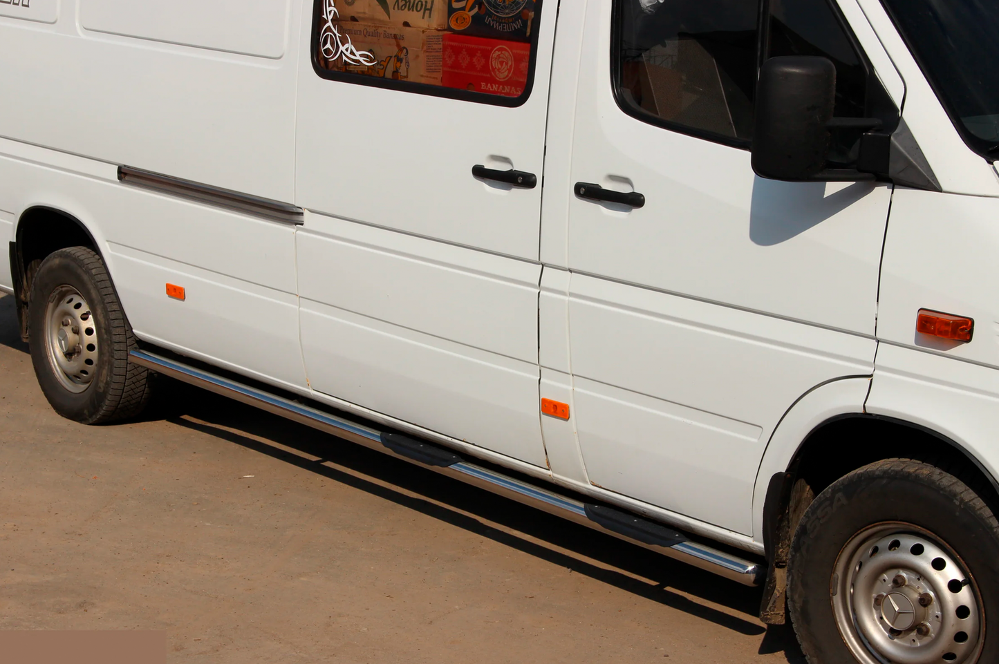 Side Pipes (2 pcs, Stainless Steel) for Volkswagen LT 1995-2006 - image 5