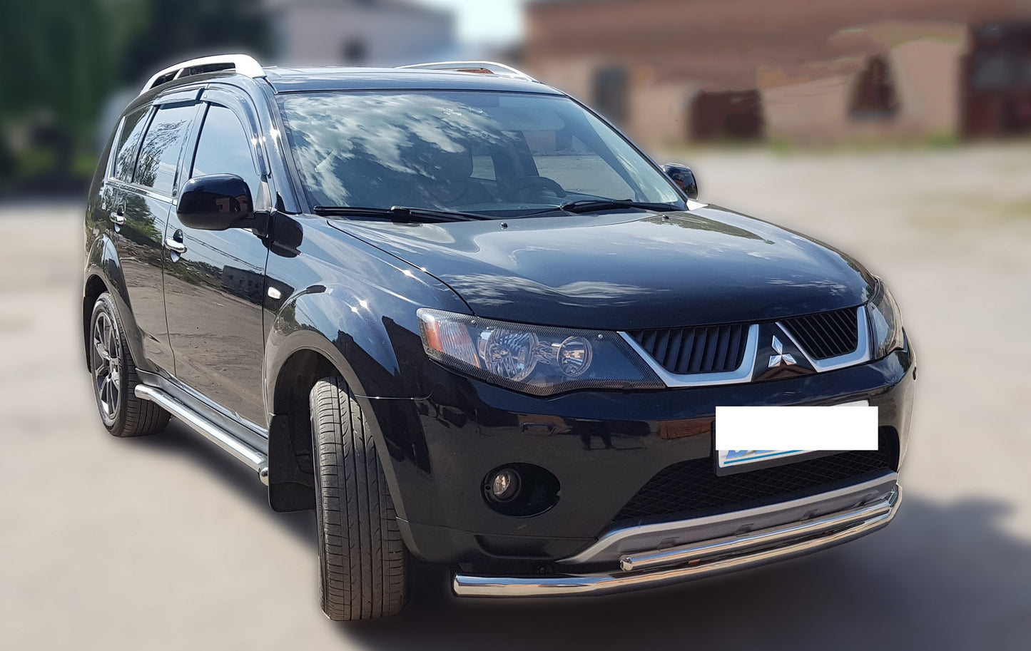 Front Bull Bar ST014 (Stainless Steel) for Mitsubishi Outlander 2006-2012 - image 3