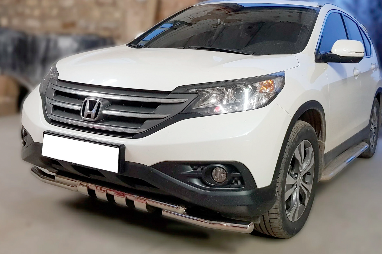 Front Bull Bar Shark Stainless Steel for Honda CRV 2012-2016 - image 2