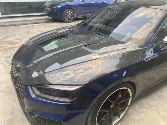 Carbon Hood V1 (2020-2024) for Audi A5 2016-2025 - image 1