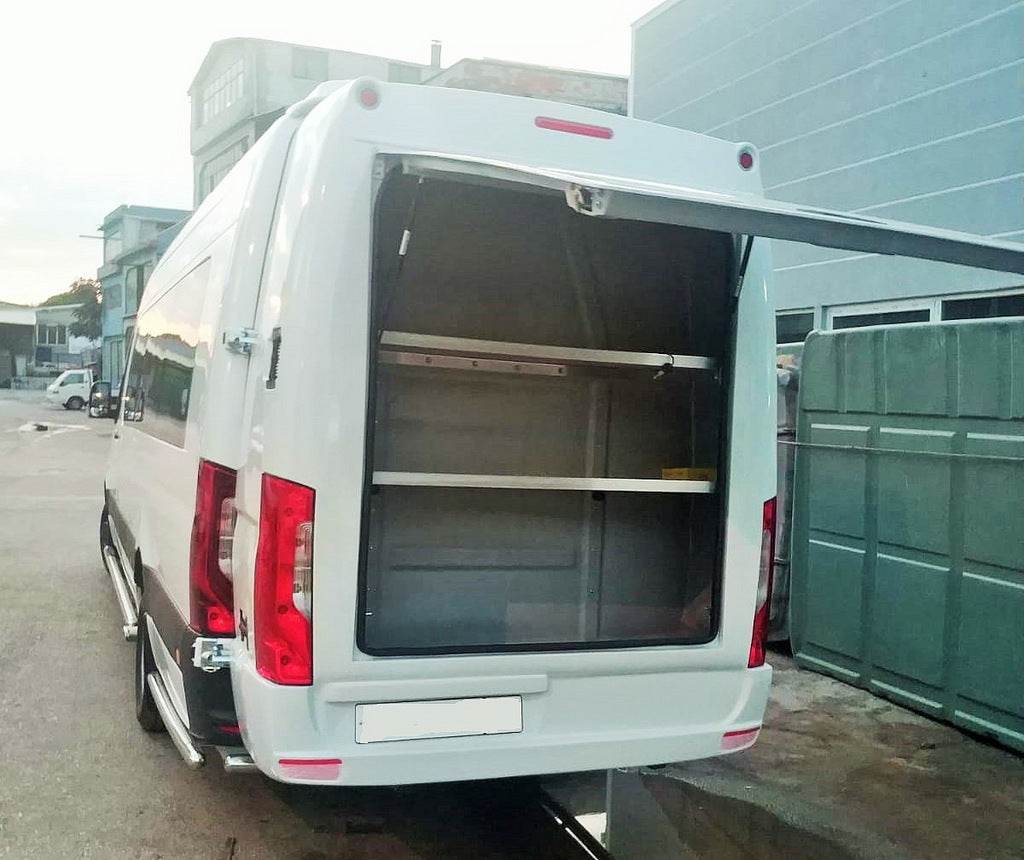 Roof rack (high roof) for Mercedes Sprinter W907/W910 2018↗ - Reelken Auto