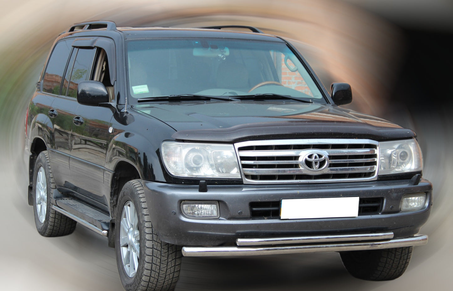 Front Bull Bar ST014 (Stainless Steel) for Toyota Land Cruiser 100 1998-2007 - image 3