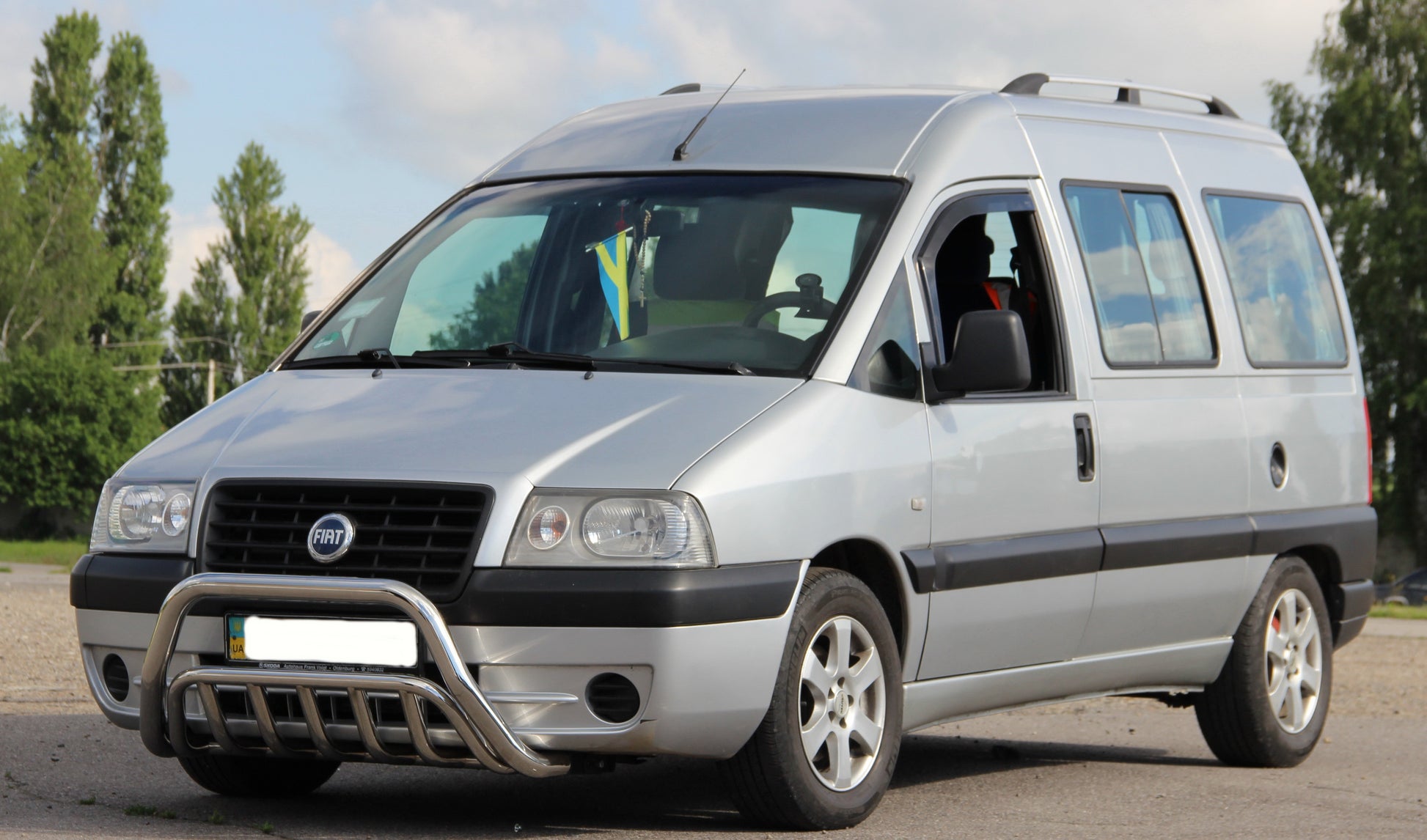 Bull Bar WT002 (Stainless Steel) for Fiat Scudo 1996-2007 - image 2