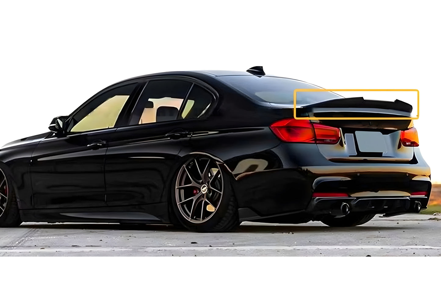 PSM-Style Spoiler (for F30/F80, Gloss Black) for BMW 3 Series F30/F31 2012-2019 - image 2