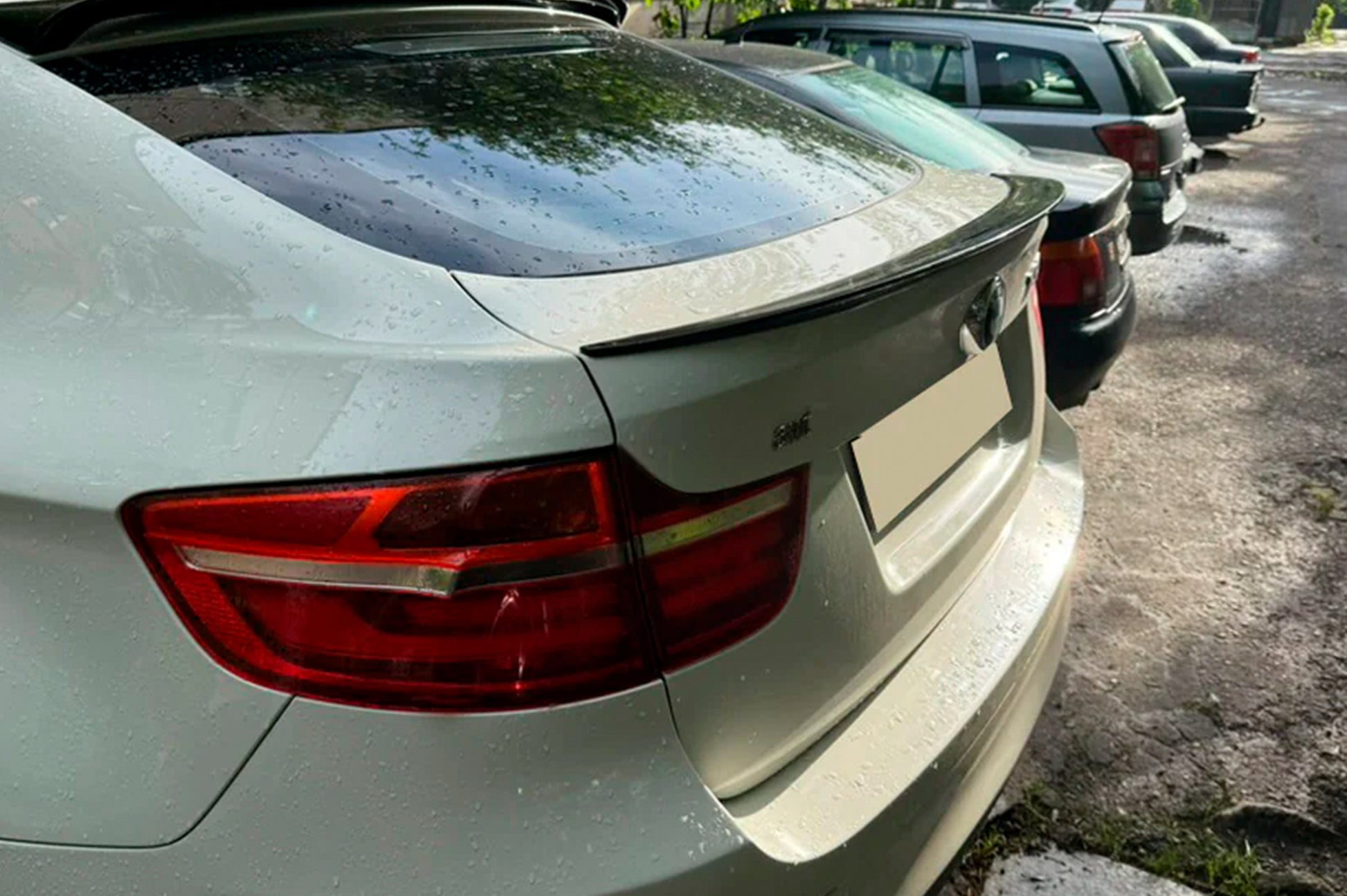 DPT Spoiler (Gloss Black) for BMW X6 E71 2008-2014 - image 1