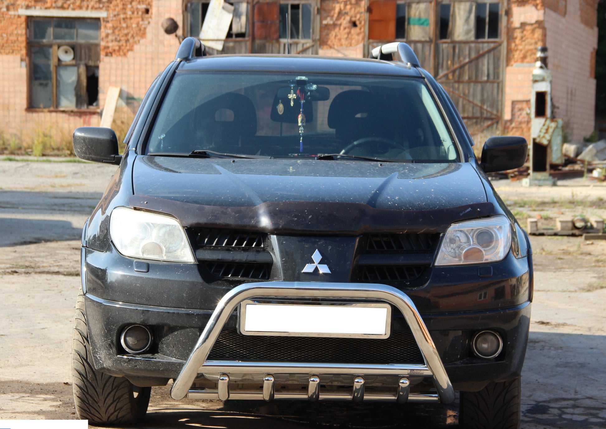 Bull Bar WT003 (Stainless Steel) for Mitsubishi Outlander 2001-2006 - image 1