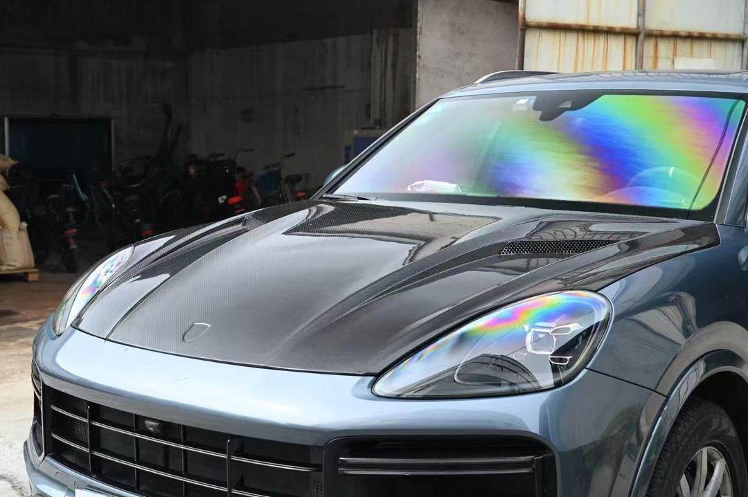 Hood (carbon) for Porsche Cayenne 2018↗ - Reelken Auto