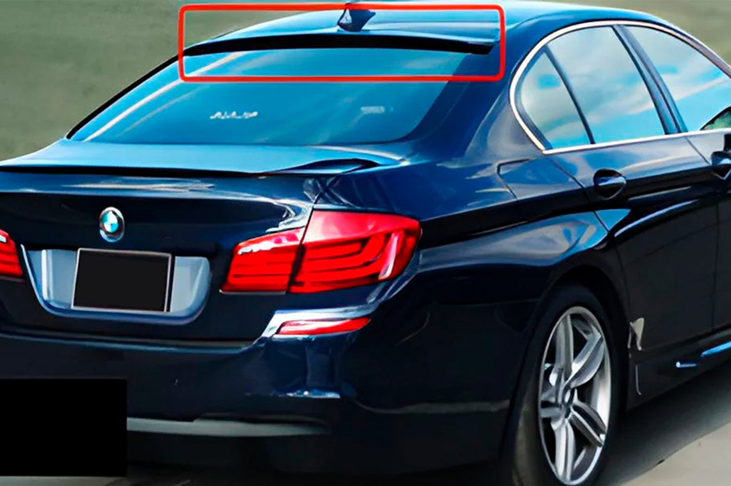 DPT Rear Spoiler (for F10, Gloss Black) for BMW 5 Series F10/F11 2010–2016 - image 1