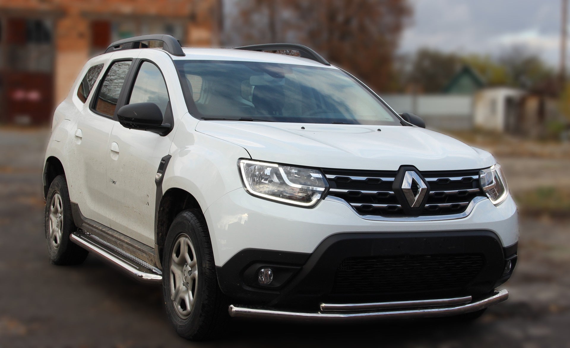 Front Bull Bar ST014 (Stainless Steel) for Renault Duster 2008-2017 - image 2