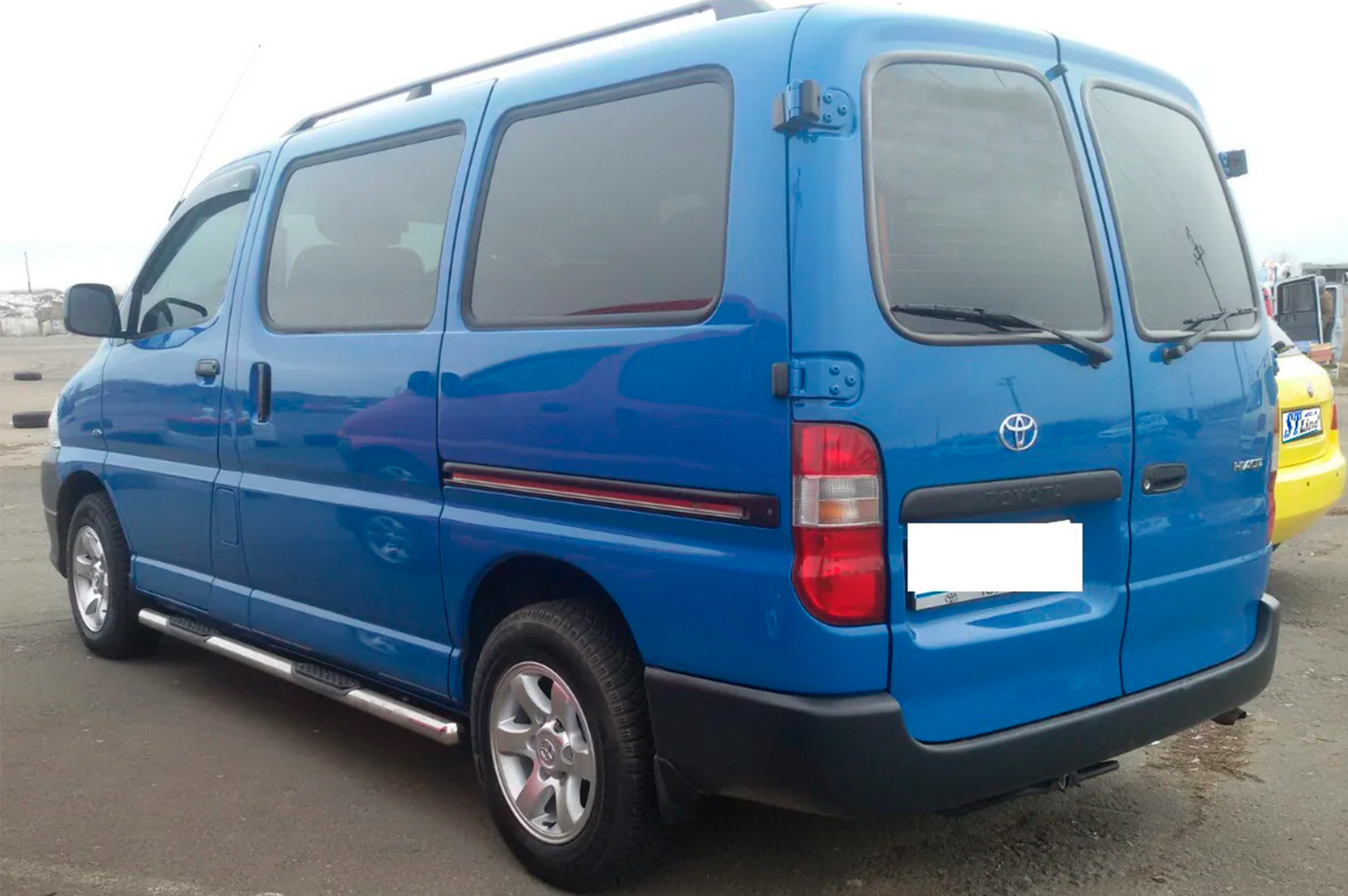 Side Bars (2 pcs, Stainless Steel) for Toyota HiAce - image 1