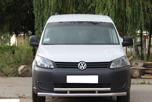 Front Double Bar 60/48mm Stainless Steel for Volkswagen Caddy 2010-2015 - image 1