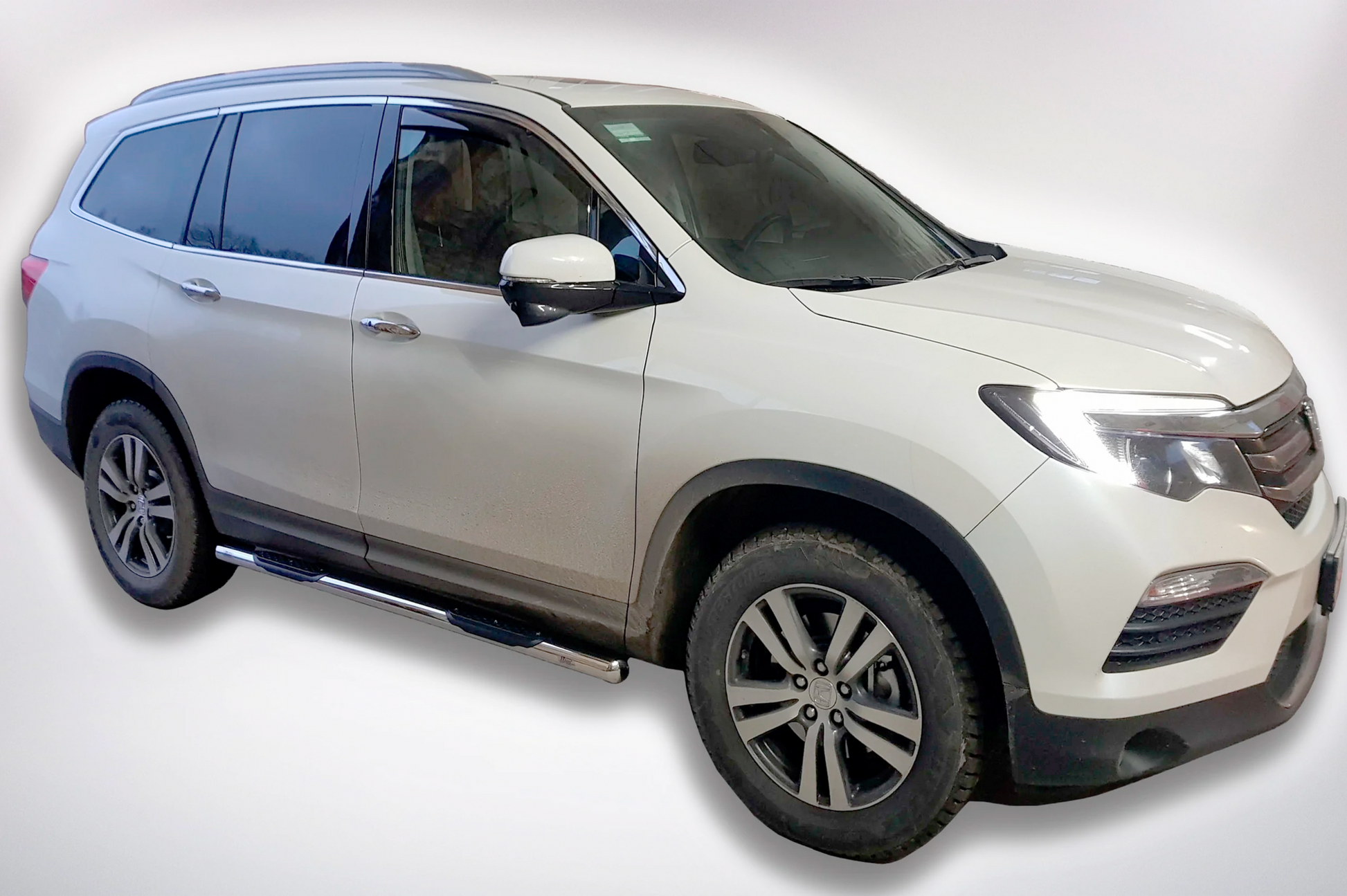 Side Bars (2 pcs, Stainless Steel) for Honda Pilot 2015-2022 - image 1