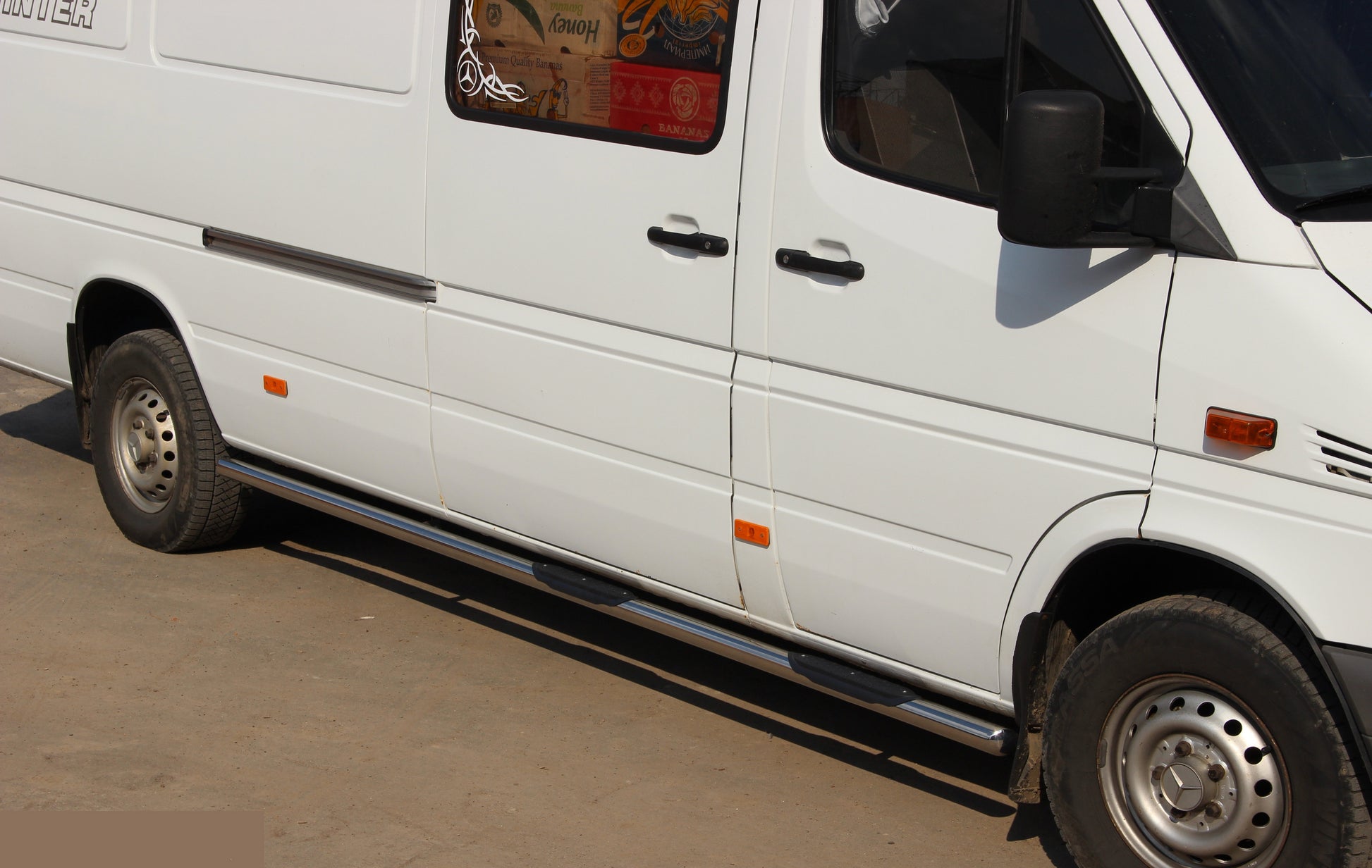 Side Pipes (2 pcs, Stainless Steel) for Mercedes Sprinter W901/902/903/904/905 1995-2006 - image 6