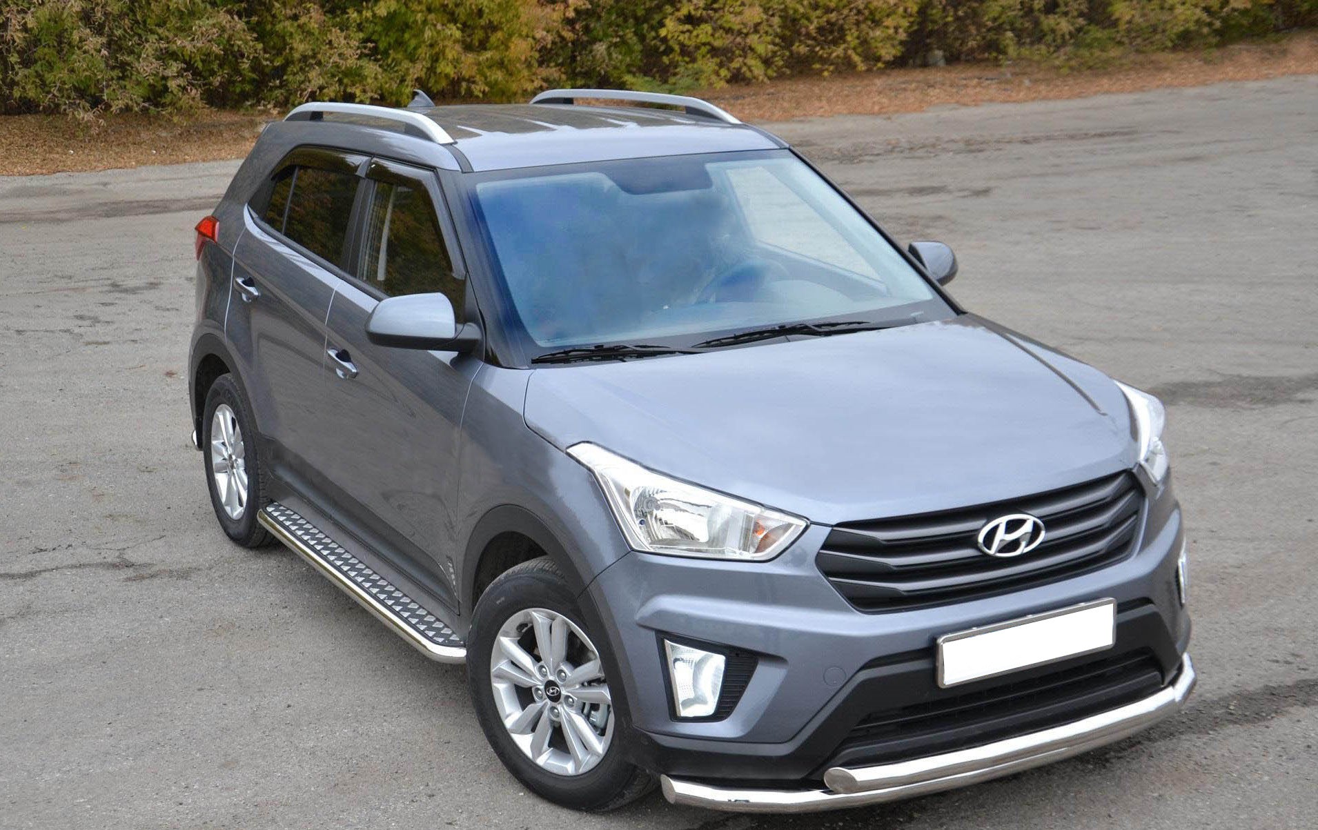 Front Bull Bar ST014 (Stainless Steel) for Hyundai Creta 2014-2020 - image 1