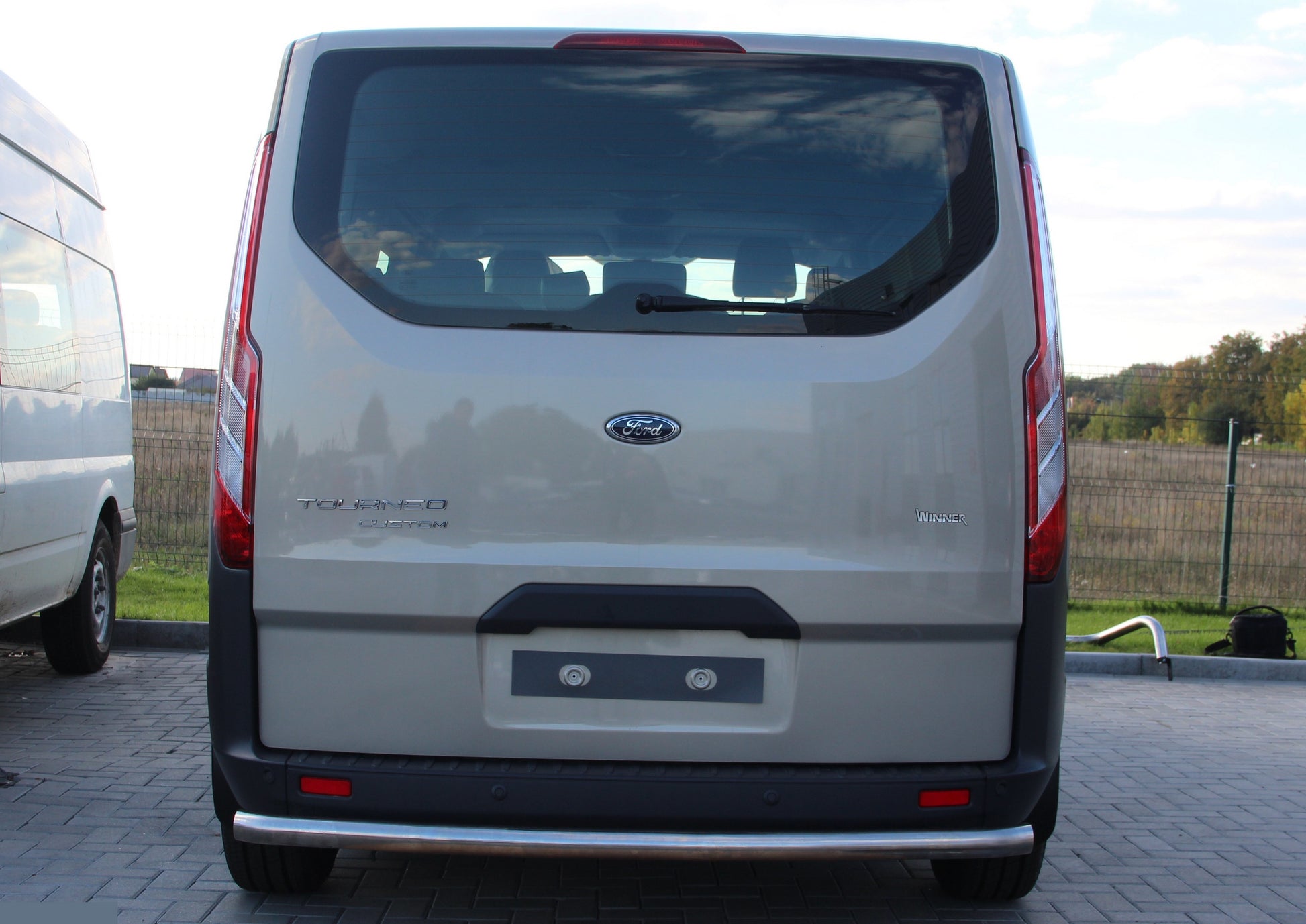 Rear Bar AK002 (Stainless Steel) for Ford Custom 2013-2022 - image 4