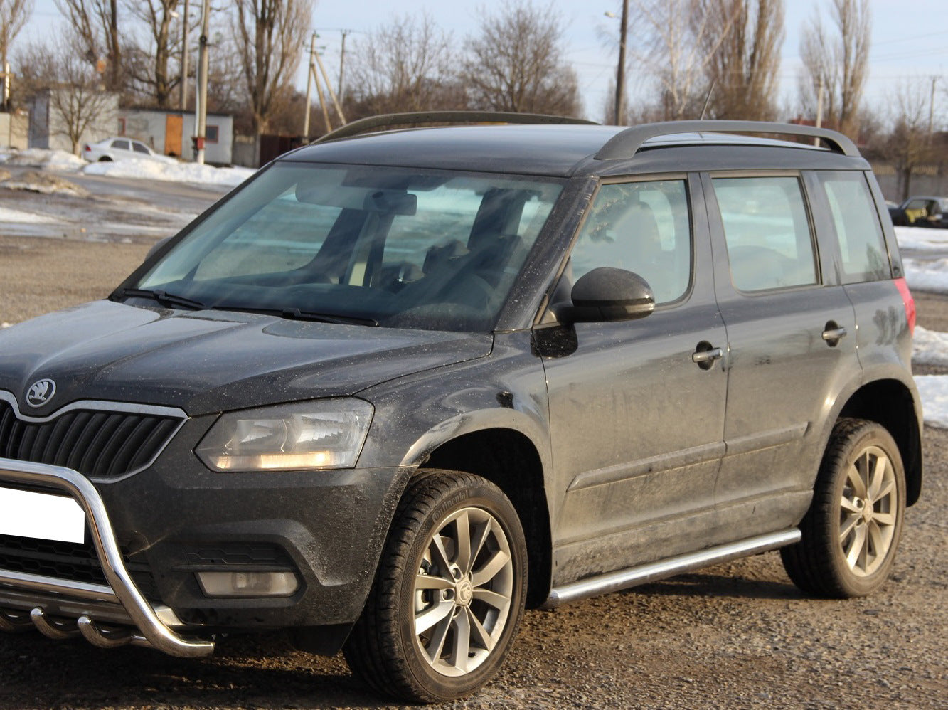 Side Bars (2 pcs, Stainless Steel) for Skoda Yeti 2009-2017 - image 2