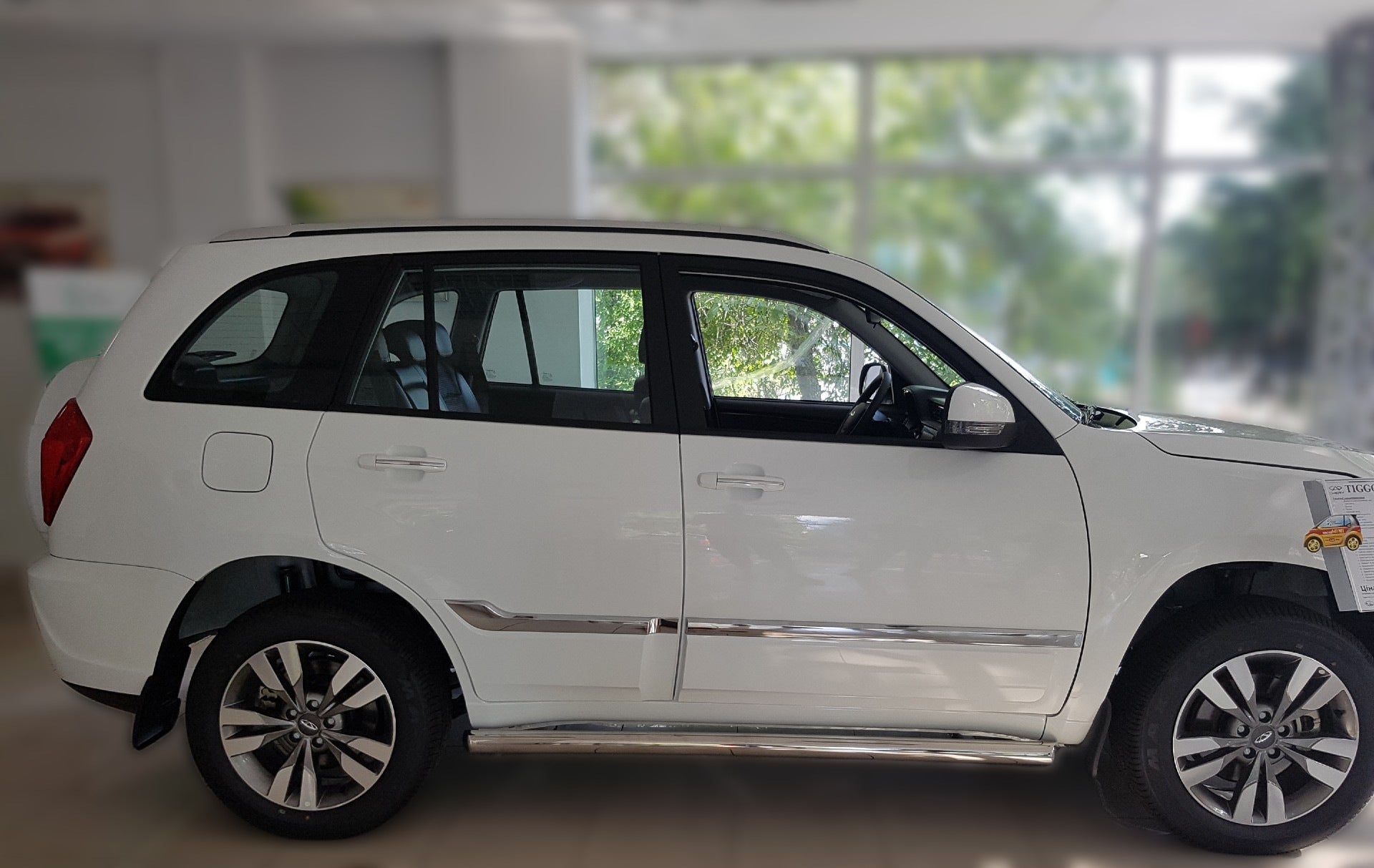 Side Bars (2 pcs, Stainless Steel) for Chery Tiggo 3 2005- - image 1