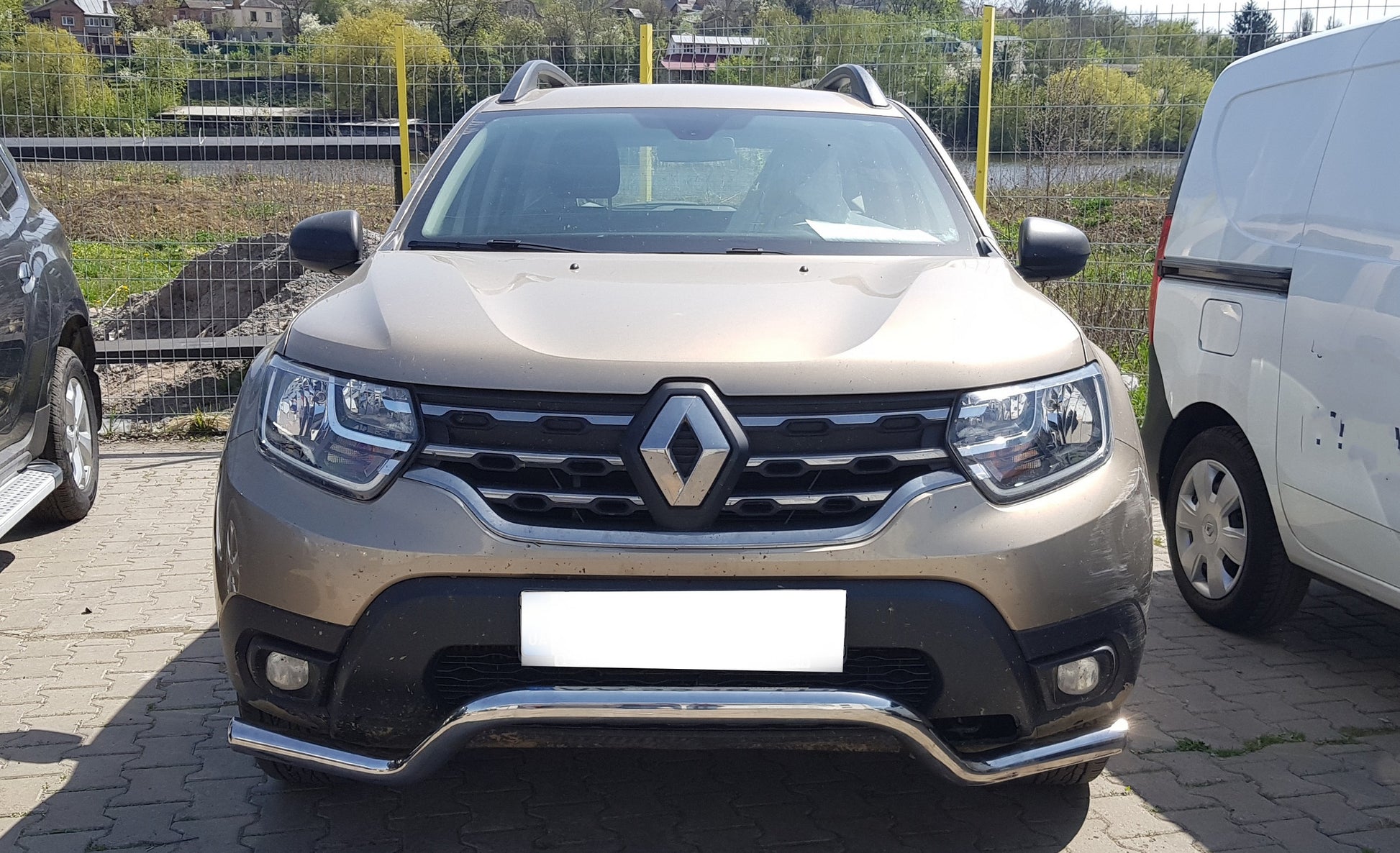 Front Bar ST012 (Stainless Steel) for Renault Duster 2008-2017 - image 1