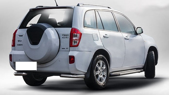 Rear Corner Bars AK003 (2 pcs, stainless steel) for Chery Tiggo 3 2005- - image 1