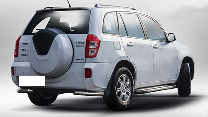 Rear Corner Bars AK003 (2 pcs, stainless steel) for Chery Tiggo 3 2005- - image 1