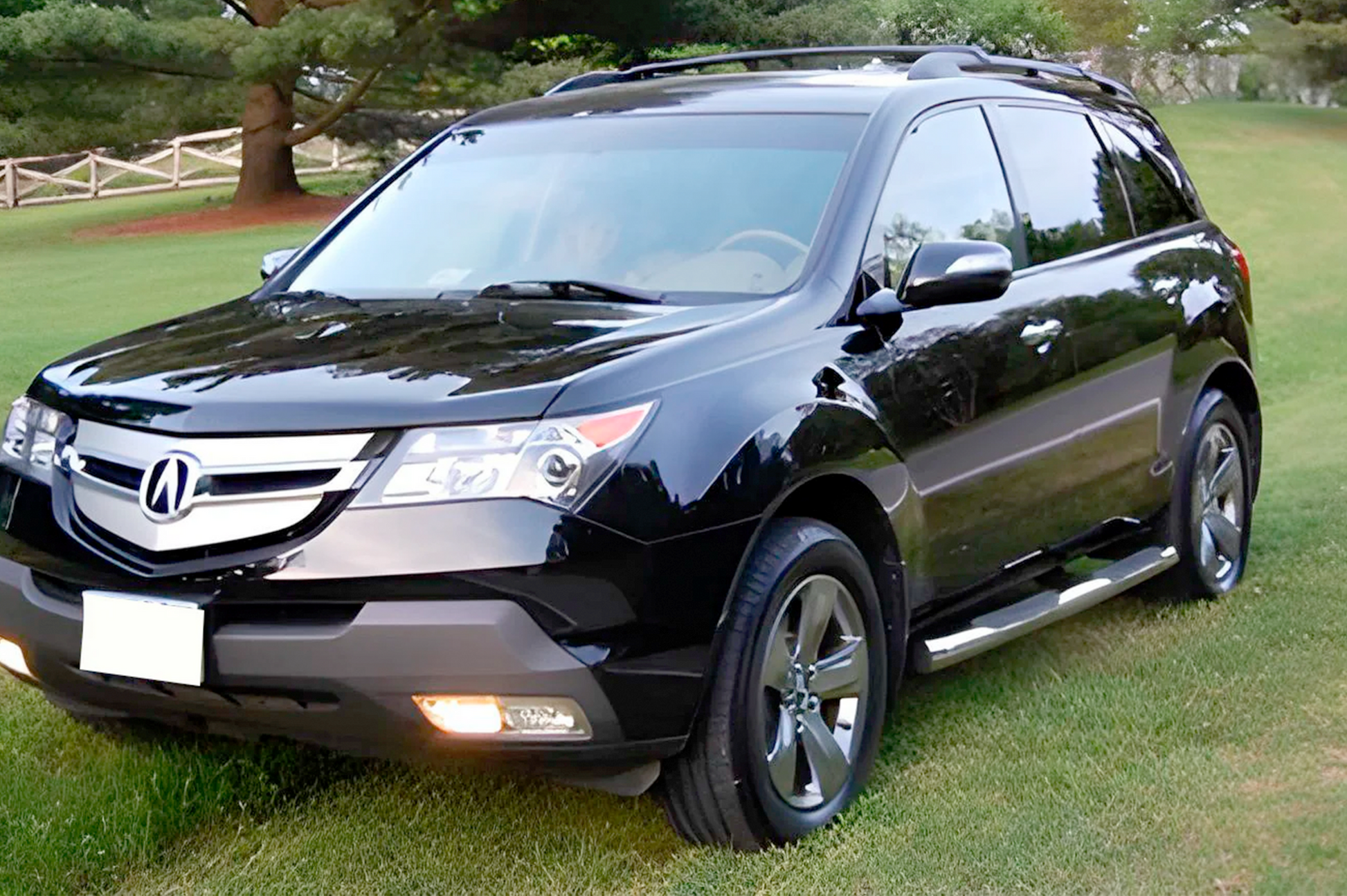 Side Bars (2 pcs, Stainless Steel) for Acura MDX 2007-2013 - image 3