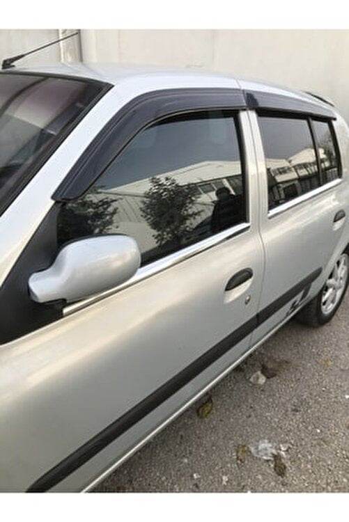 Outer edging of glasses (HB, 4 pieces, stainless steel) for Renault Clio II 1998-2005 - Reelken Auto