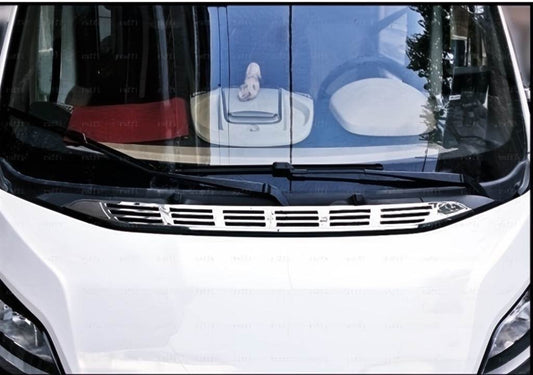 Cover for air outlet (stainless steel) for Fiat Ducato 2006-2025 - Reelken Auto