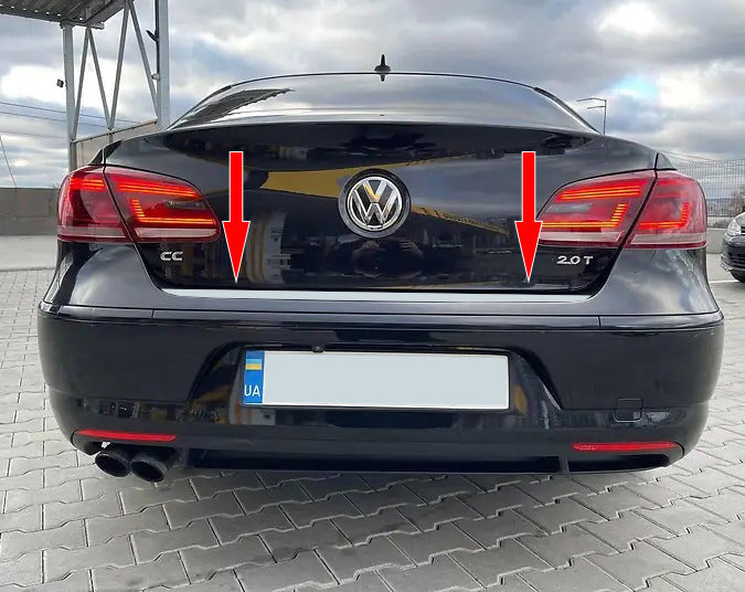 Trunk trim stainless steel for Volkswagen Passat СС 2008-2017 - image 1