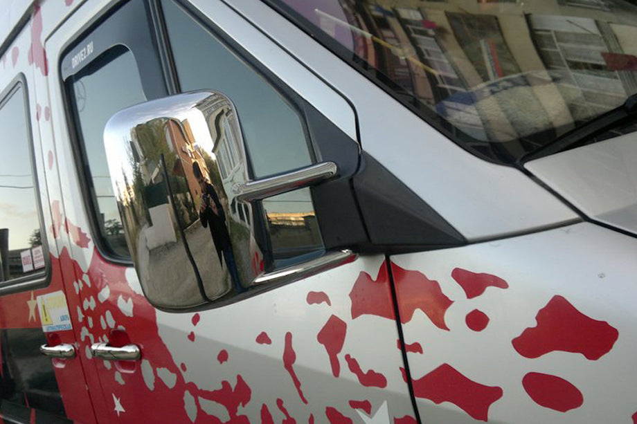 Right side mirror cover (1 pc, plastic) for Mercedes Sprinter W901/902/903/904/905 1995-2006 - image 3